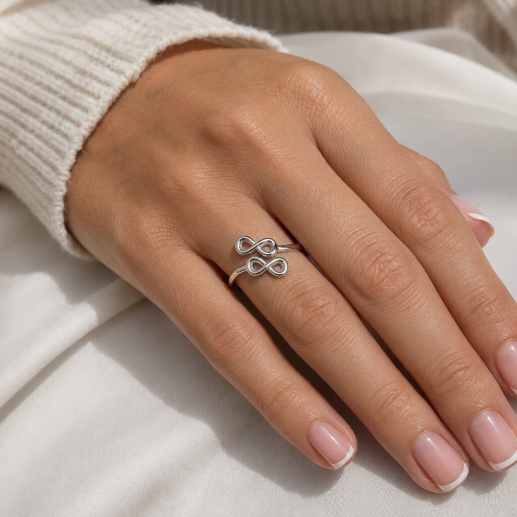 Anillo Infinito Doble Liso
